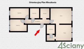 Mieszkanie 4-pokojowe Warszawa Bielany, ul. Szegedyńska