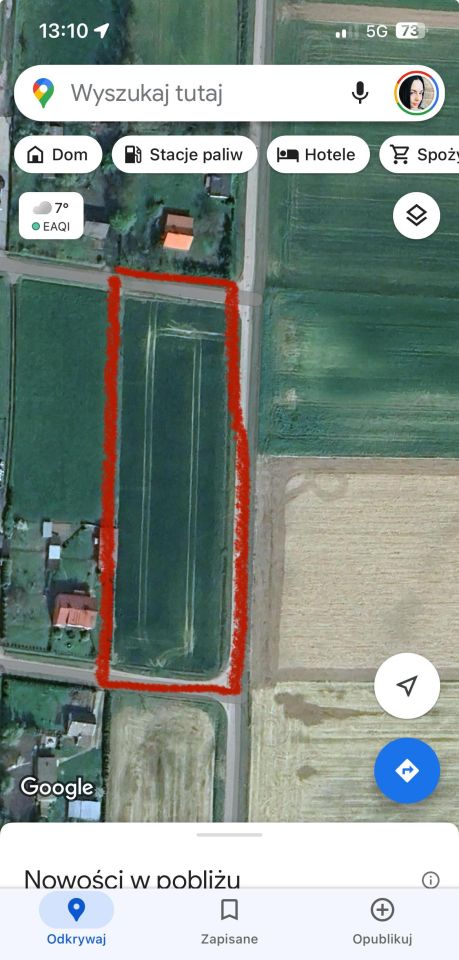 Działka rolno-budowlana Obrębiec. Zdjęcie 2