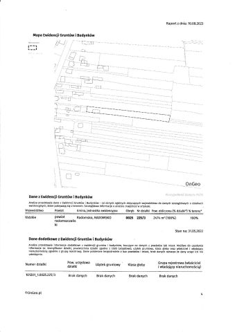 Działka rolno-budowlana Radomsko Zakrzówek, spacerowa. Zdjęcie 6