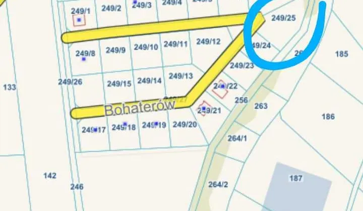 Działka budowlana Młynary, ul. Bohaterów