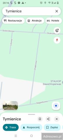 Działka budowlana Tymienice, ul. Chabrowa. Zdjęcie 1