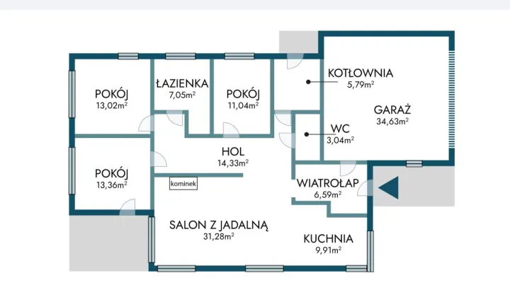 dom wolnostojący, 4 pokoje Majówka