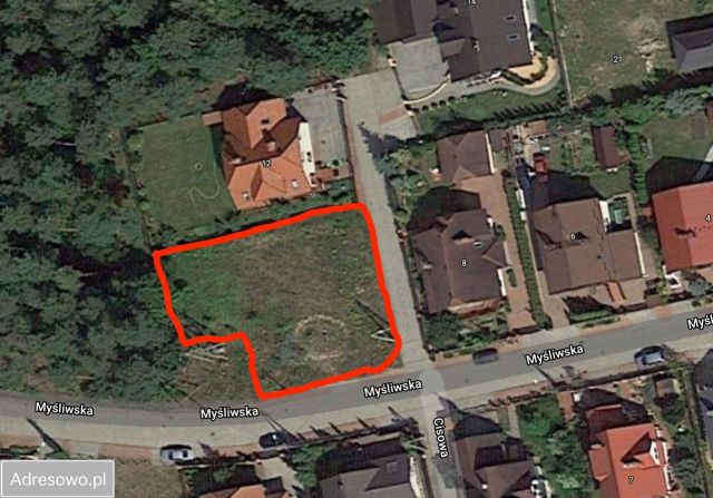 Działka budowlana Śródlesie, ul. Myśliwska. Zdjęcie 1