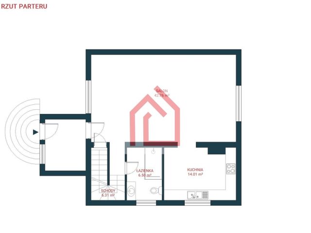 dom wolnostojący, 3 pokoje Stężyca. Zdjęcie 15