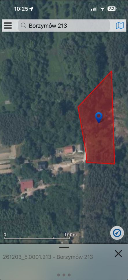 Działka budowlana Borzymów. Zdjęcie 6