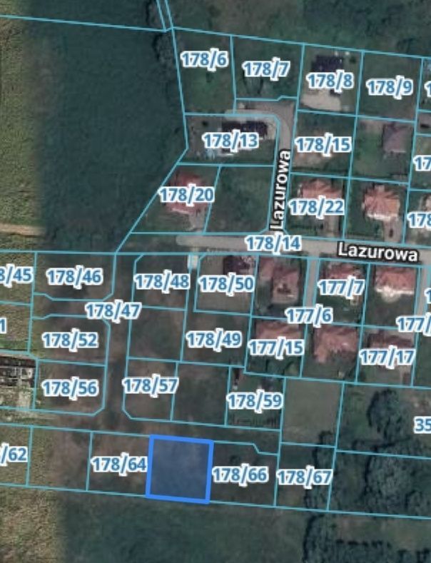 Działka rolna Dobra, ul. Lazurowa. Zdjęcie 2