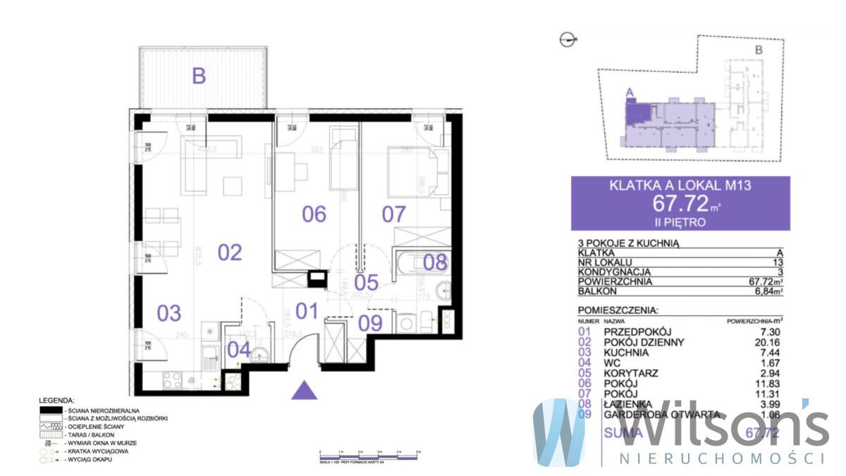 Mieszkanie 3-pokojowe Piastów, ul. Stanisława Bodycha. Zdjęcie 3