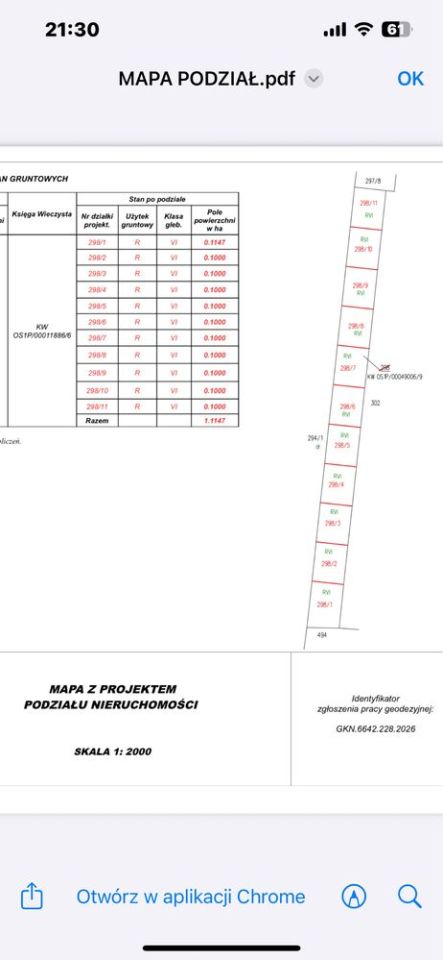 Działka budowlana Przytuły. Zdjęcie 3