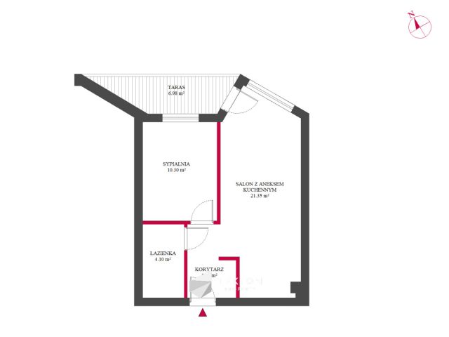 Mieszkanie 2-pokojowe Poznań Starołęka, ul. Starołęcka. Zdjęcie 9