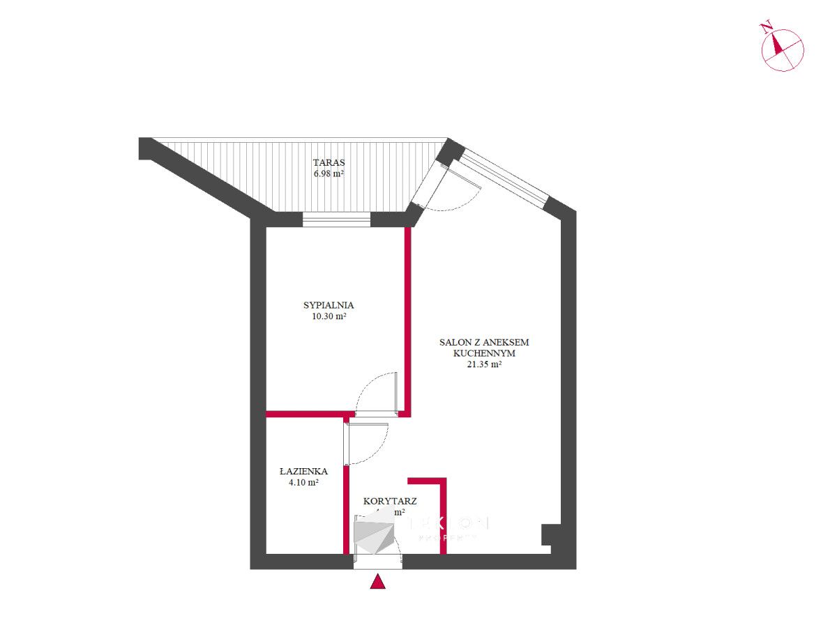 Mieszkanie 2-pokojowe Poznań Starołęka, ul. Starołęcka. Zdjęcie 9