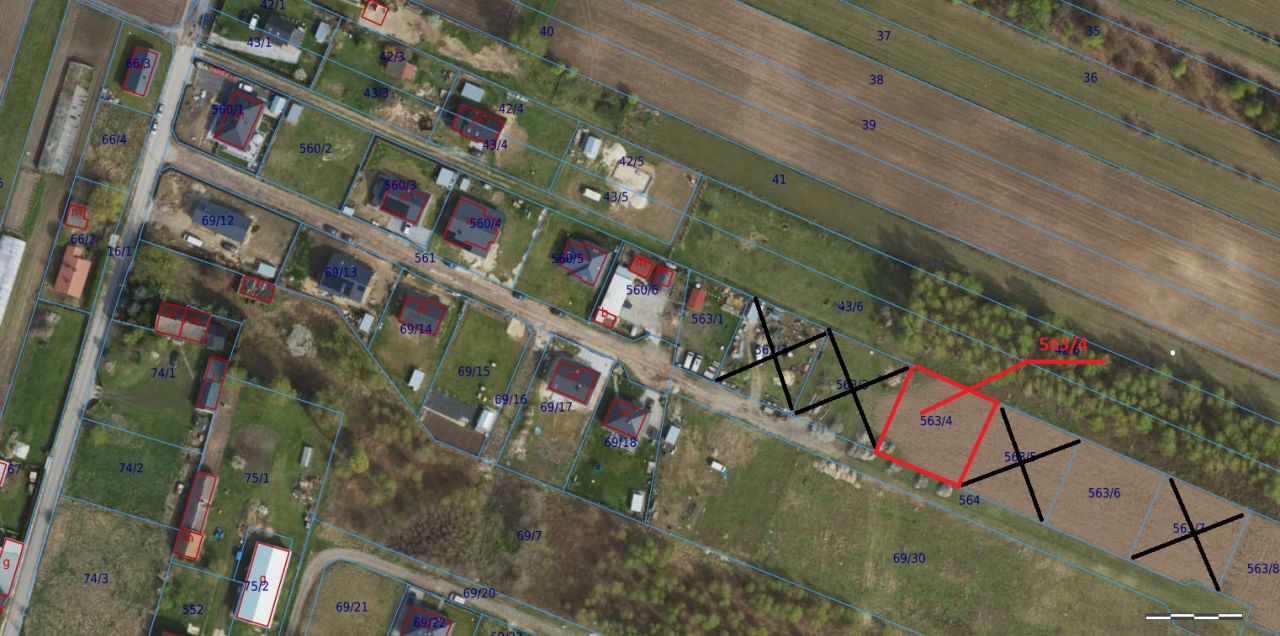 Działka rolna Zgierz Zegrzanki, ul. Nadrzeczna. Zdjęcie 3