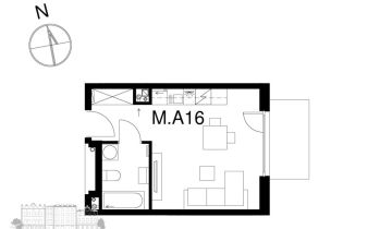 Mieszkanie 1-pokojowe Kraków Prądnik Biały, ul. Stelmachów