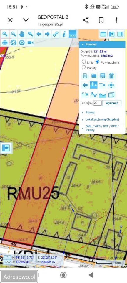 Działka rolno-budowlana Łuków, ul. Poważe. Zdjęcie 15