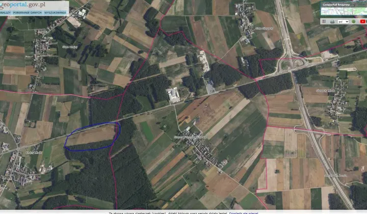 Działka inwestycyjna Chojny Młode