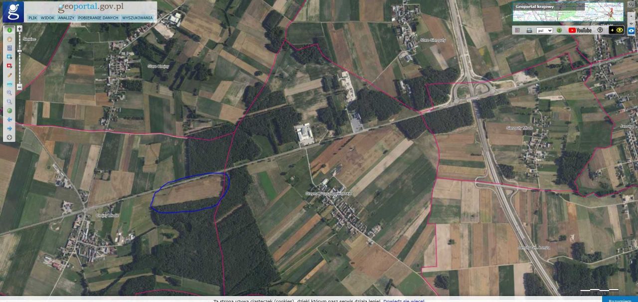 Działka inwestycyjna Chojny Młode