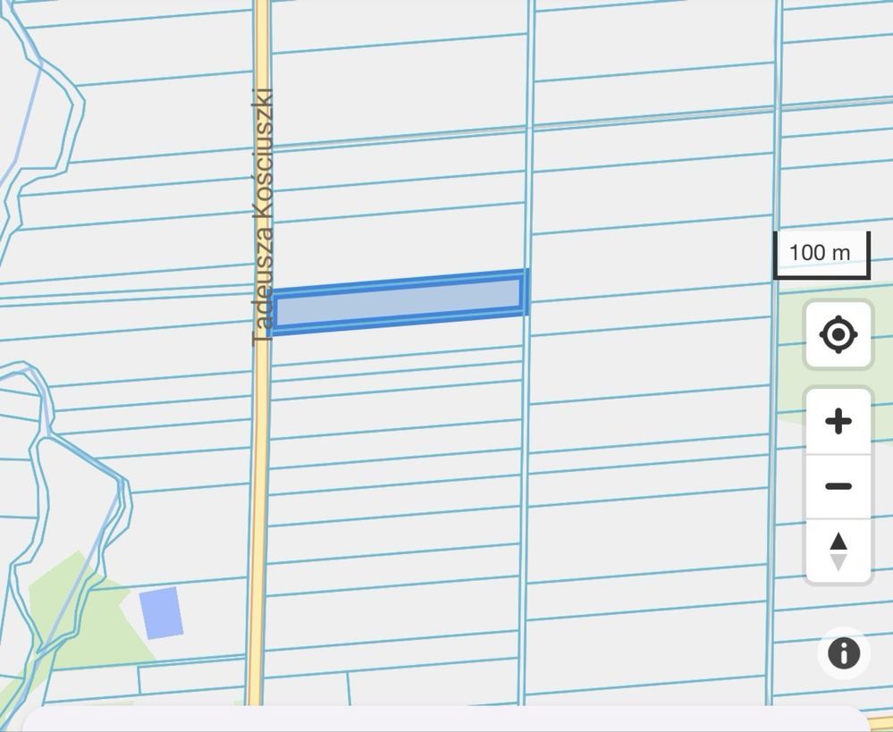 Działka inwestycyjna Siemiatycze, ul. Tadeusza Kościuszki