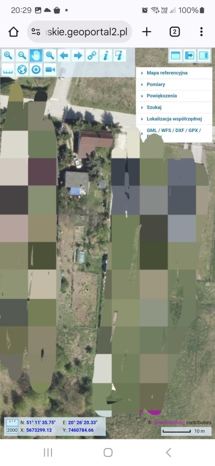 Działka rolno-budowlana Koczwara, ul. Gruntowa