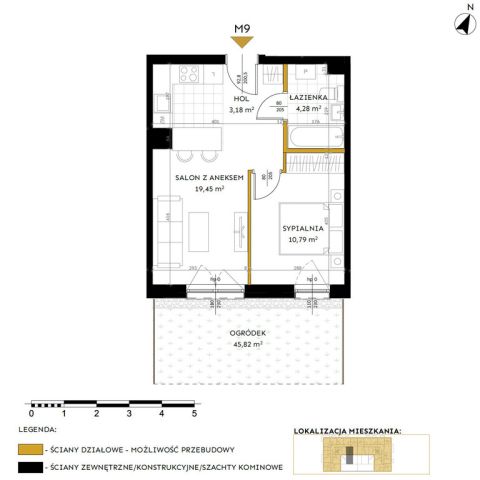 Mieszkanie 2-pokojowe Łódź Polesie, ul. Marcina Kasprzaka. Zdjęcie 11