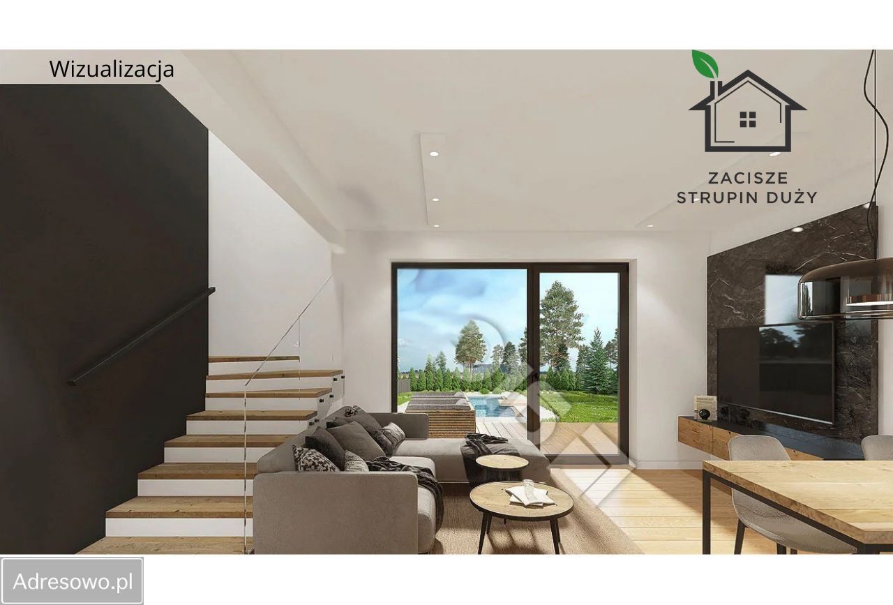 dom wolnostojący, 5 pokoi Strupin Duży. Zdjęcie 4