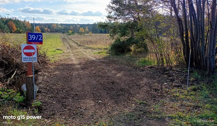 Działka siedliskowa Nowiny