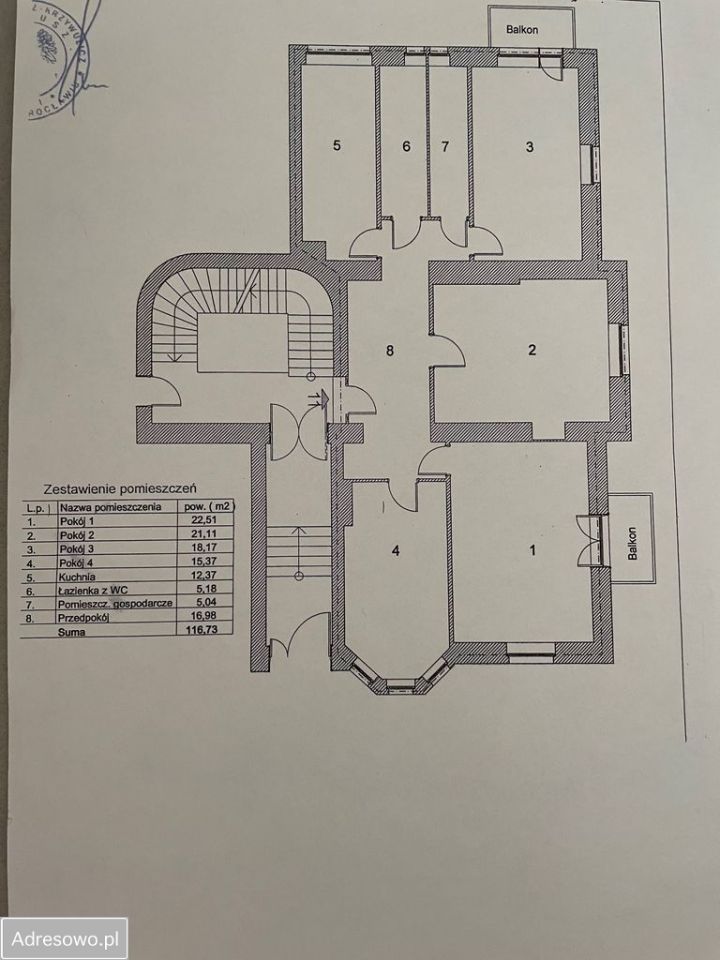 Mieszkanie 4-pokojowe Wrocław Śródmieście, wyb. Ludwika Pasteura. Zdjęcie 3