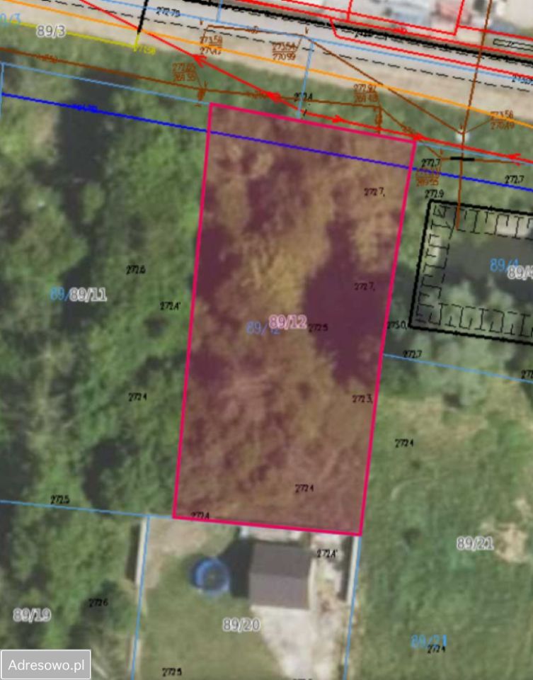 Działka budowlana Sadowie Jacentów