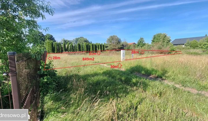 Działka budowlana Sanie
