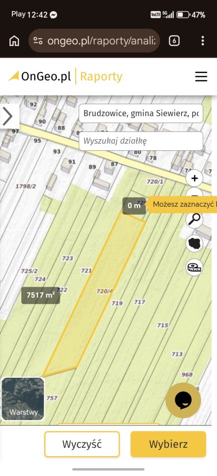 Działka rolna Brudzowice Szkolna, ul. Szkolna. Zdjęcie 2