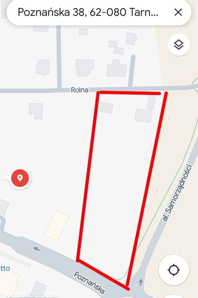 Działka inwestycyjna Tarnowo Podgórne