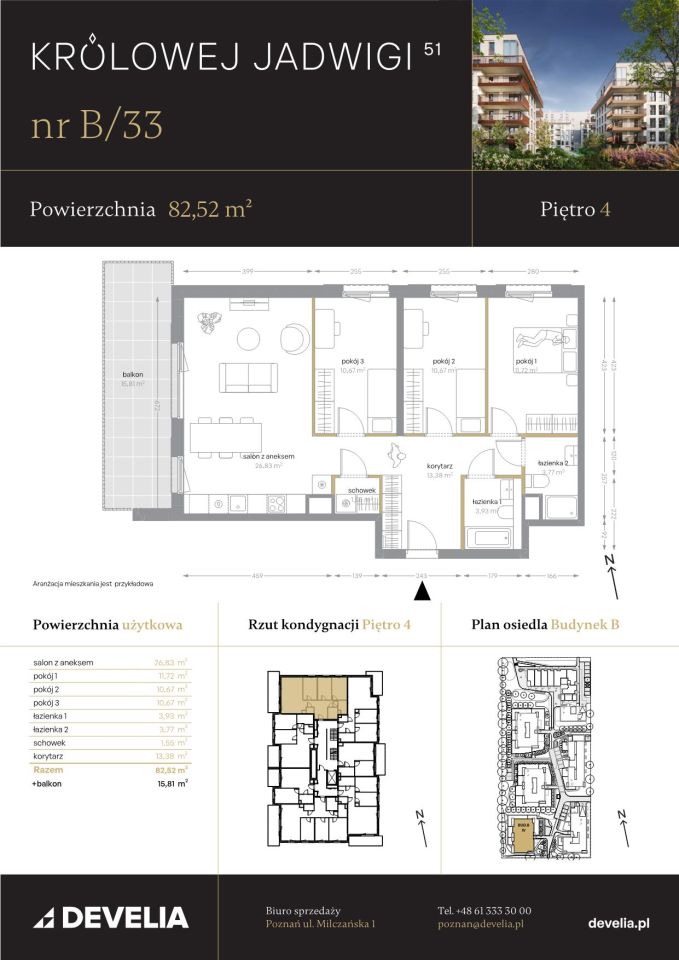 Mieszkanie 4-pokojowe Poznań, ul. Królowej Jadwigi. Zdjęcie 7