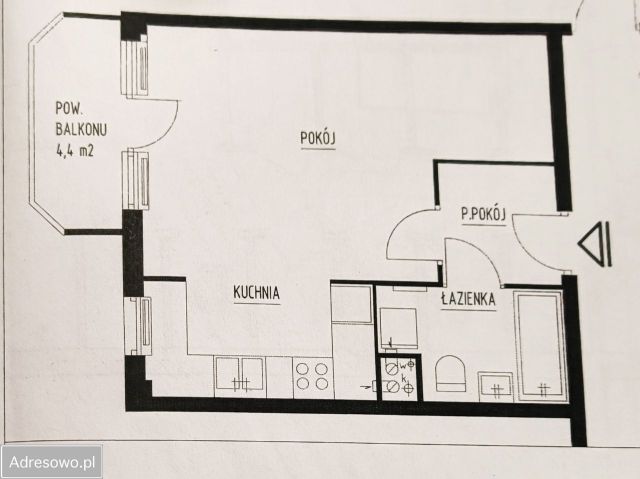 Mieszkanie 1-pokojowe Warszawa Tarchomin, ul. Książkowa. Zdjęcie 9
