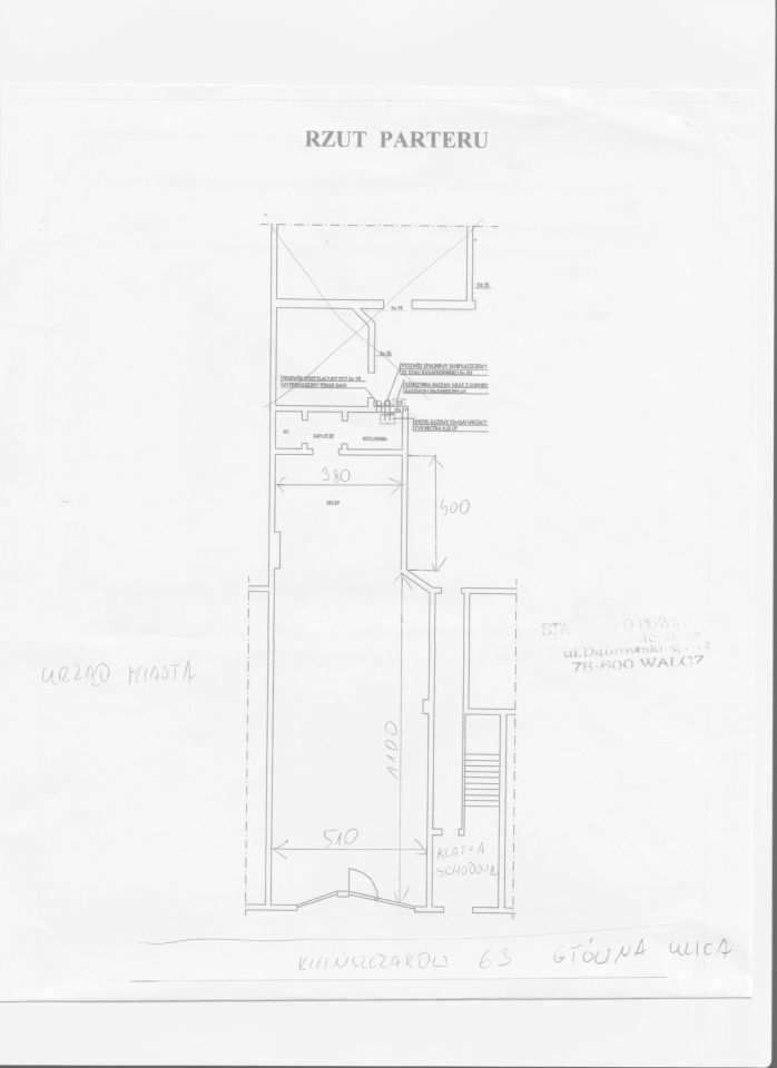 Lokal Wałcz Centrum, ul. Kilińszczaków. Zdjęcie 2