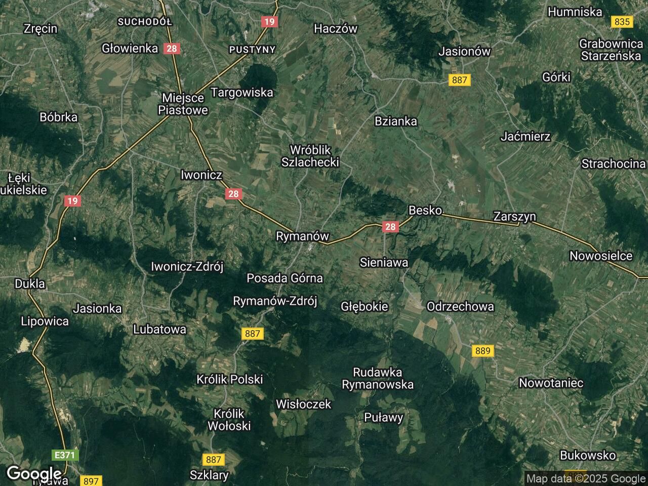 Działka rolna Rymanów