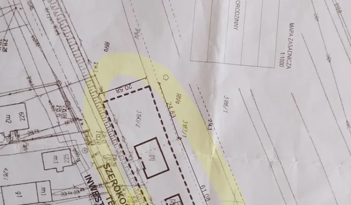 Działka budowlana Kamień Krzywa Wieś