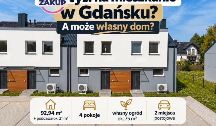 dom szeregowy, 4 pokoje Dąbrowa