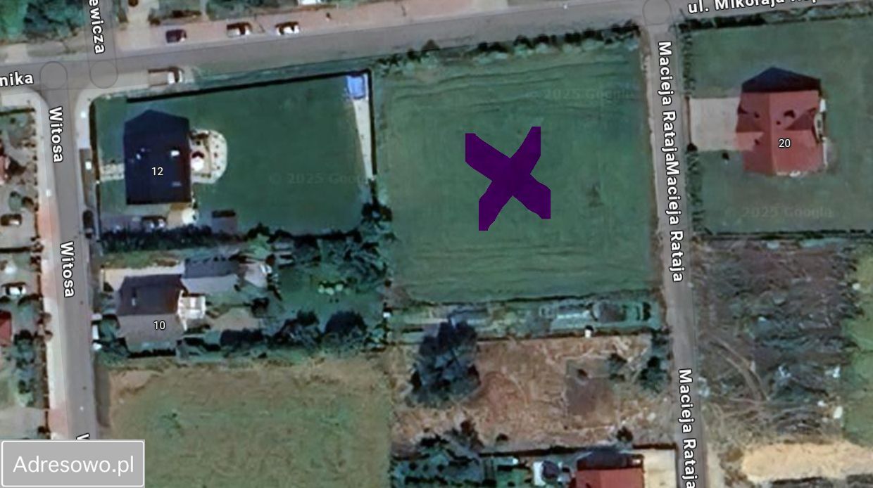 Działka budowlana Krotoszyce, ul. Macieja Rataja