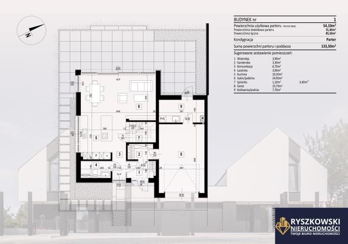 bliźniak, 4 pokoje Zamość, ul. Feliksa Wolskiego. Zdjęcie 13