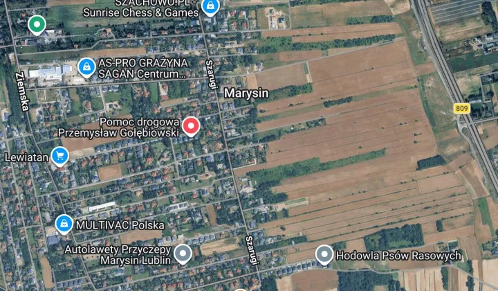 Działka rolna Marysin, ul. Brzozowa