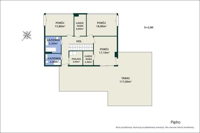 dom wolnostojący, 5 pokoi Magdalenka, ul. Paprociowa. Zdjęcie 22