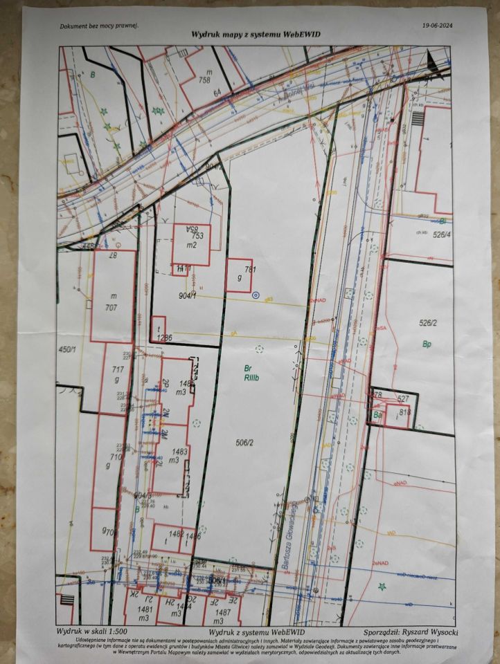 Działka budowlana Gliwice Wójtowa Wieś