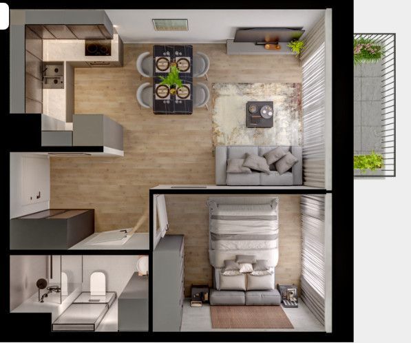 Mieszkanie 2-pokojowe Warszawa Białołęka, ul. Pawła Włodkowica. Zdjęcie 2