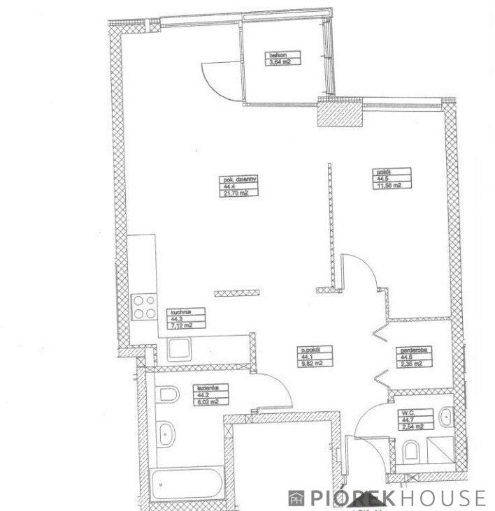 Mieszkanie 2-pokojowe Warszawa Mokotów, al. Wyścigowa. Zdjęcie 20