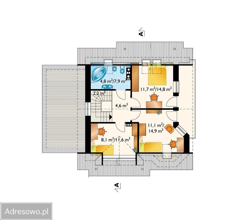 dom wolnostojący, 3 pokoje Borek. Zdjęcie 6