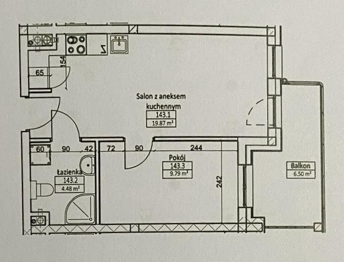 Mieszkanie 2-pokojowe Lipienice, ul. Gdańska. Zdjęcie 7