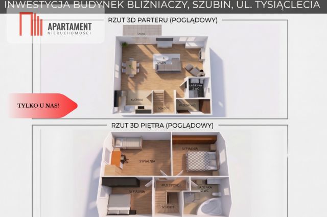 bliźniak, 4 pokoje Szubin, ul. Tysiąclecia. Zdjęcie 3