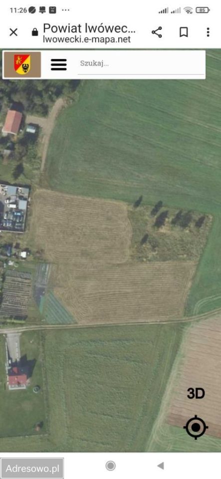 Działka budowlana Włodzice Małe