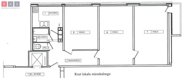 Mieszkanie 3-pokojowe Szczecin Świerczewo, ul. Antoniego Kaliny. Zdjęcie 15