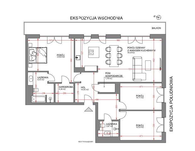 Mieszkanie 4-pokojowe Warszawa Ochota, ul. Figiel. Zdjęcie 18