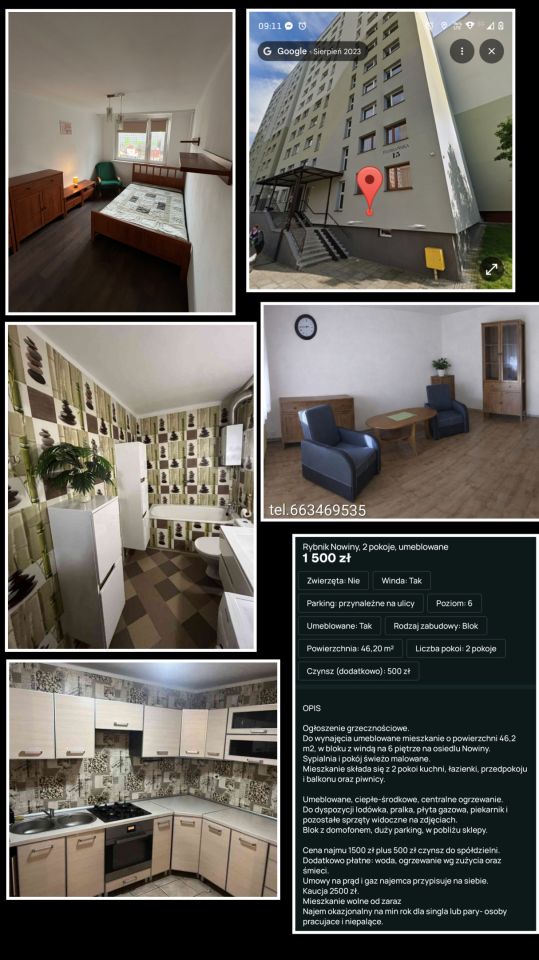 Mieszkanie 2-pokojowe Rybnik Maroko-Nowiny, ul. Floriańska. Zdjęcie 2