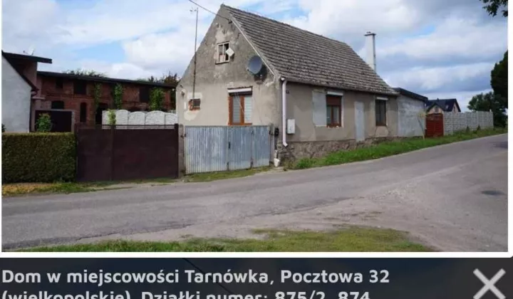 dom wolnostojący Tarnówka, ul. Pocztowa